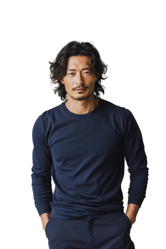 Original MOFA Cotton Long Sleeve T-Shirt (Crew Neck) | MOFATEX™ IONLOCK Anti-Odor