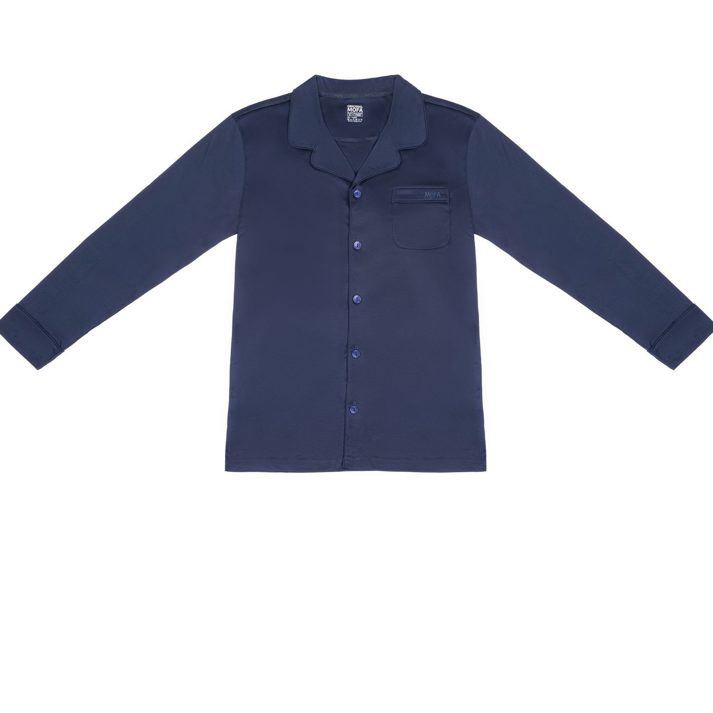 Original MOFA Cotton Stretch Loungewear Set (Long Sleeve • Camp Collar) | MOFATEX™ IONLOCK Anti-Odor