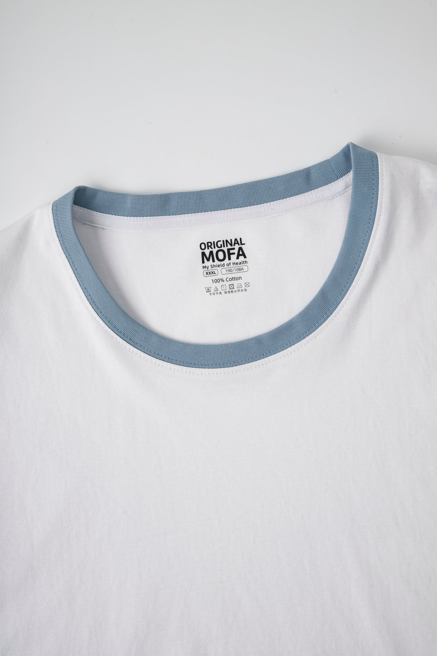 Original MOFA Premium Cotton Short Sleeve T-Shirt (Crew Neck) | MOFATEX™ IONLOCK Anti-Odor