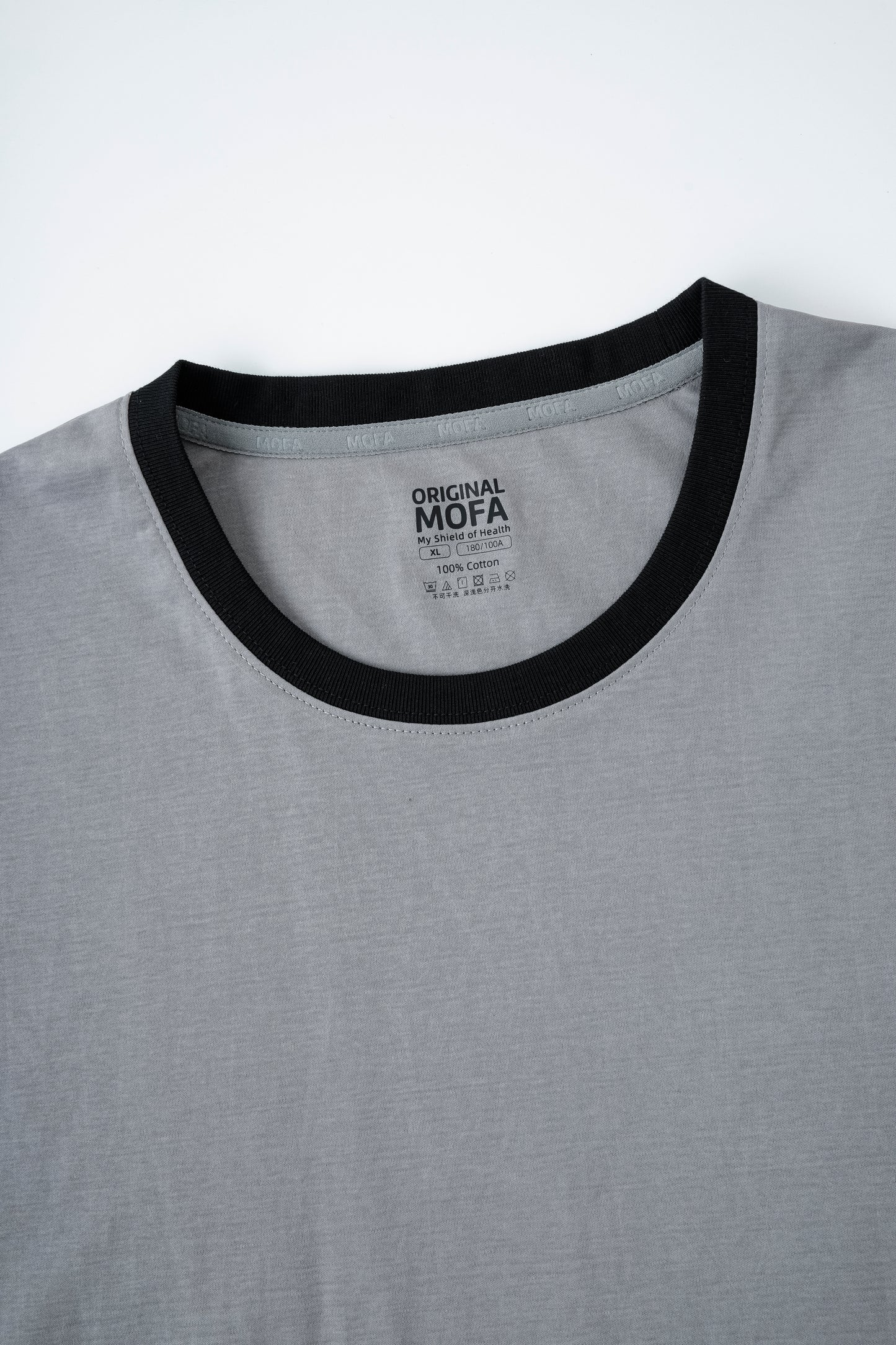 Original MOFA Premium Cotton Short Sleeve T-Shirt (Crew Neck) | MOFATEX™ IONLOCK Anti-Odor